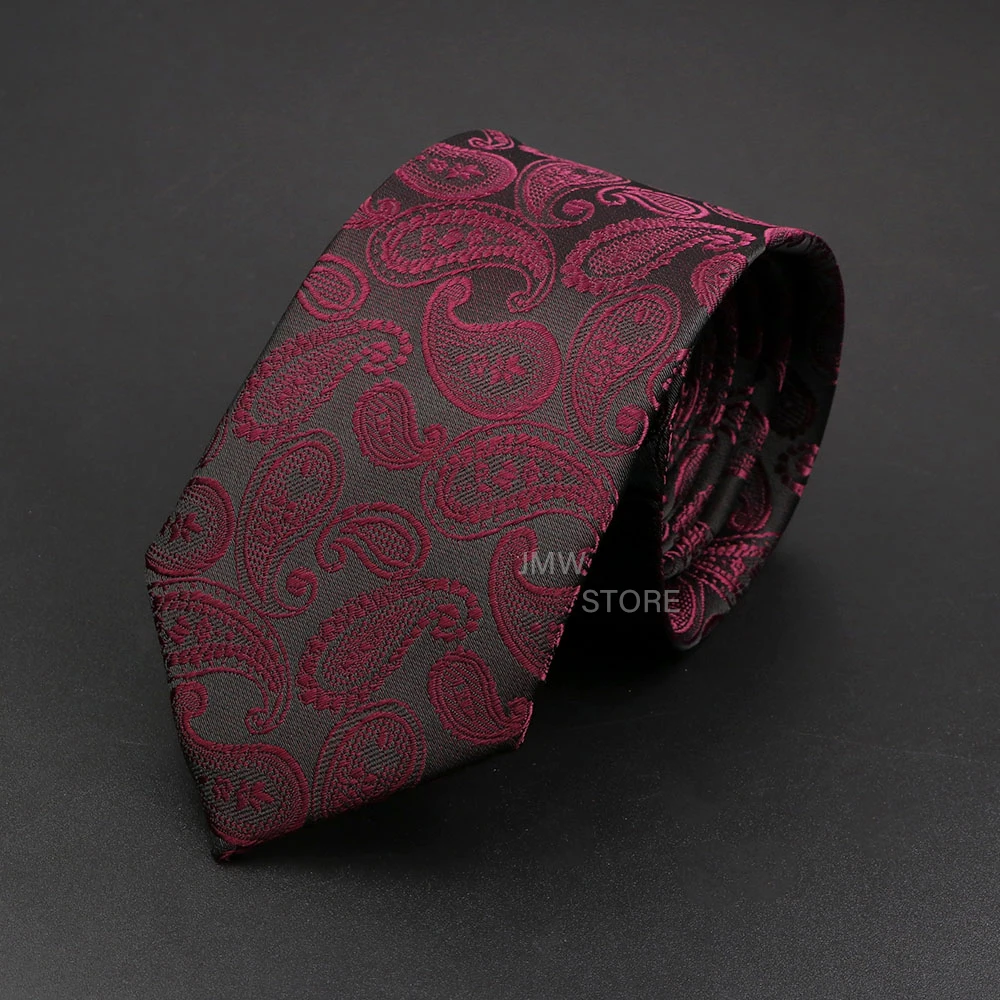 New Design Wedding Men Tie Grey Brown Green Paisley Flower Neckties Men Business Dropshipping Groom Collar Accessories Gift