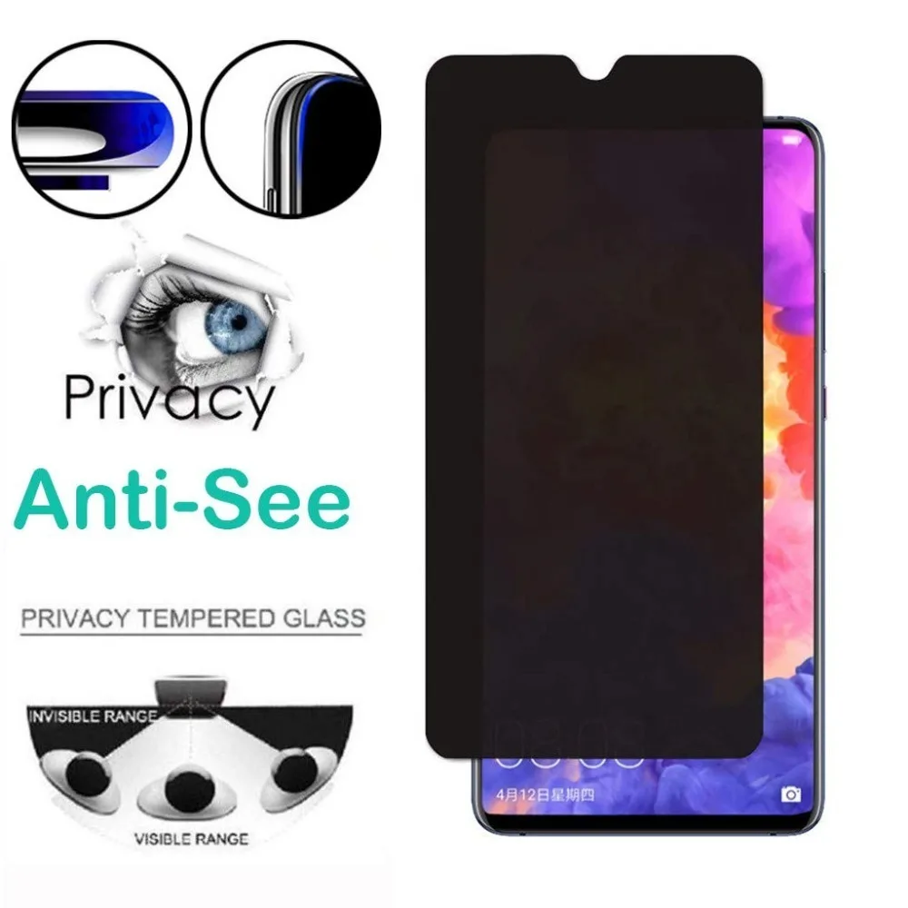 2.5D Privacy Tempered Glass For Samsung Galaxy A10 A10E A20 A20E A30 A40 A40S A50 A60 A70 A70S A80 A90 Anti-Spy Screen Protector