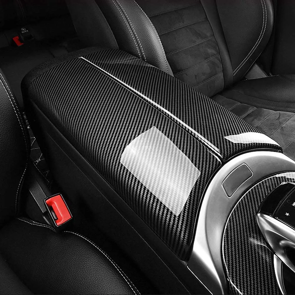 

Durable Car Carbon Fiber Armrest Box for Mercedes Benz E Class W213 2016-2019