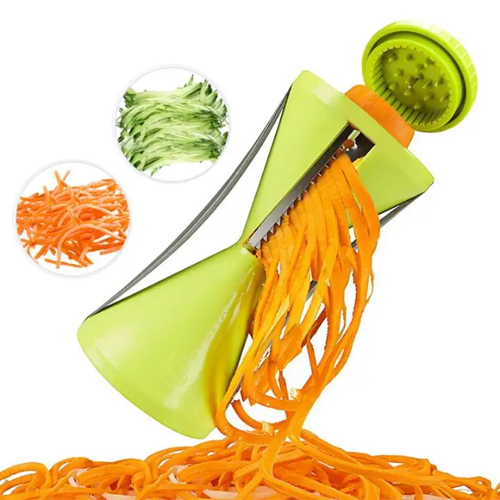 Vegetable Spiralizer Bundle Fruit Slicer Julienne Peeler Stainless Steel Vegetable Spiral Slicer Julienne Cutter