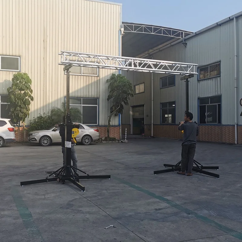 19ft Heavy Duty Crank Speaker Truss Lifting /Line Array Lifting Tower/Truss Support
