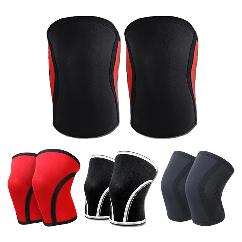 Squat 7mm Knee Sleeves Pad Support Men Women Gym Sports Compression Neoprene Knee Protector Accessories For Weightlifting