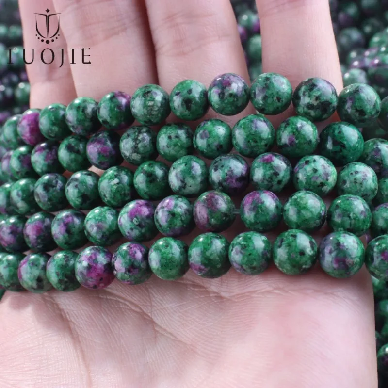 

Cheap 6/8/10mm Gemstone Beads Natural Synthetic Epidote Round Smooth Wholesale Stone Beads for Bracelet Necklace Making Jewelry
