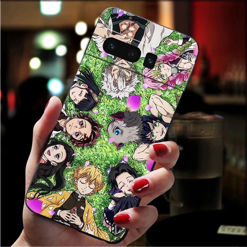 

Phone Case For Google Pixel 10 9 Pro XL 9A 8 7 6 Pro Pixel 8A 7A 6A Pixel 8 7 6 5 Anime Tanjiro Kamado Demon Slayer