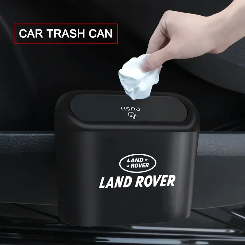 Car Trash Can Storage Box Vehicle Multifunctional Garbage Dust Case For Land Rover Range Rover Sport Evoque Discovery 4 5 Freela