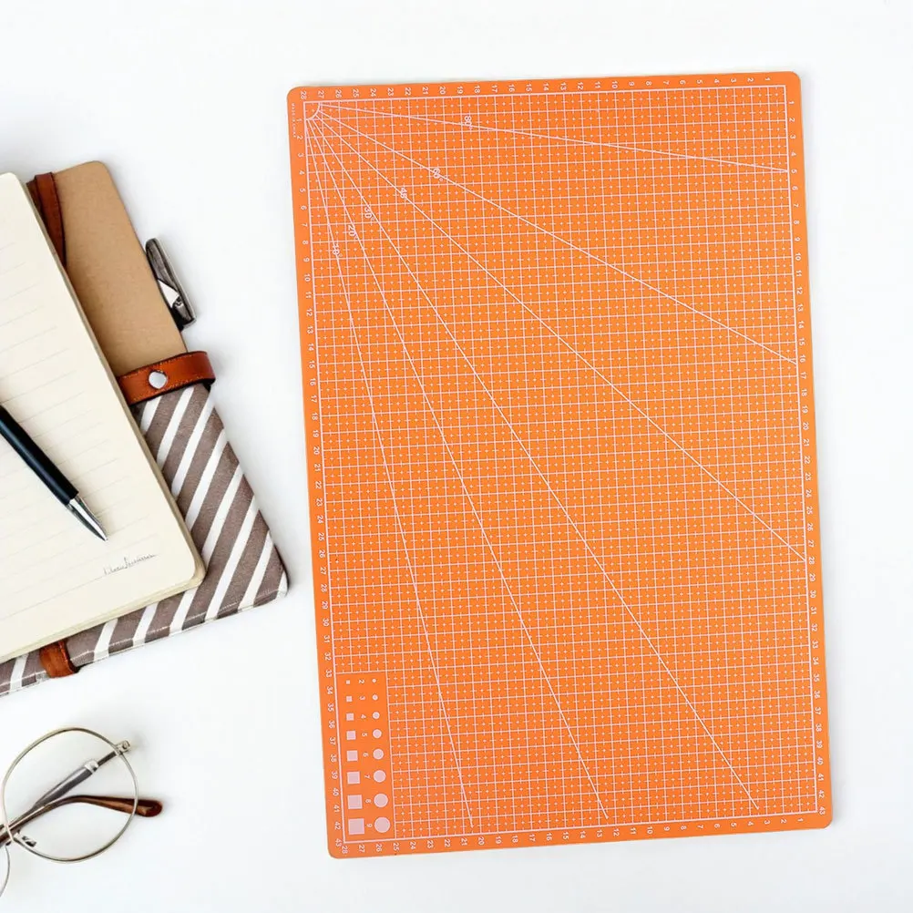 2 قطعة حصيرة قطع الحرفية مزدوجة الوجهين الخياطة اللحف النمذجة المحمولة دائم عالية الدقة سطح نظيف الخياطة قطع المجلس #3