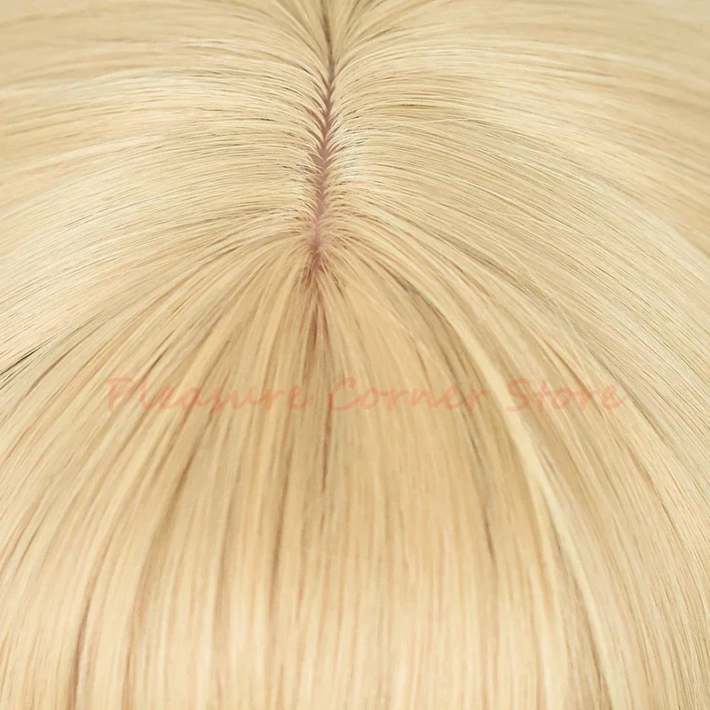 Genshin Impact Fischl 코스프레 버전 원 미드나잇 드림 가발 땋은 내열성 미리 스타일링된 가발