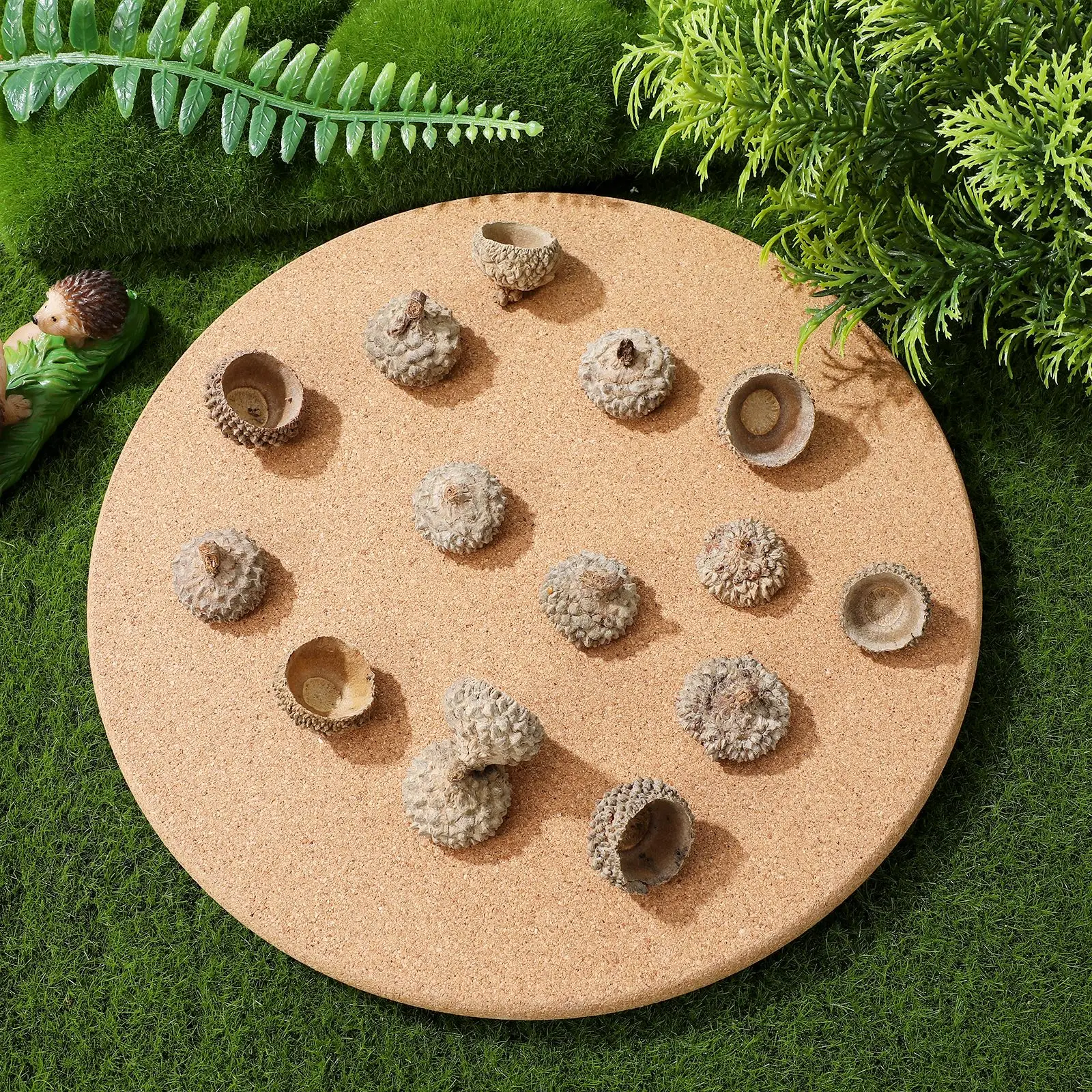 50/100PC Natural Acorn Cap Dried Acorn Decorative Christmas Tree Hanging Pendant DIY Autumn Fall Ornament For Golden Christmas