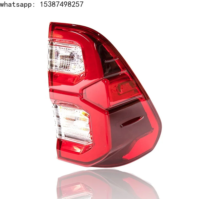 For Maictop Halogen & Xenon Tail Lights Rear Tail Lamp Assembly Led Taillight Rear Light for Hilux Revo Rocco 2015-2021