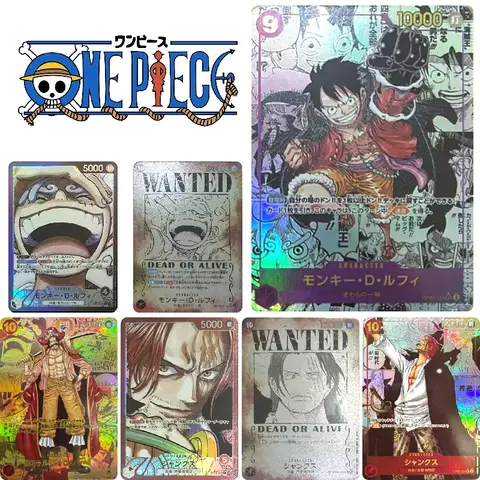 원피스 만화 OP09 Marshall D Teach Buggy Monkey D. Luffy DIY 홈메이드 익스트림 장난감 컬렉션 카드 크리스마스 생일 선물