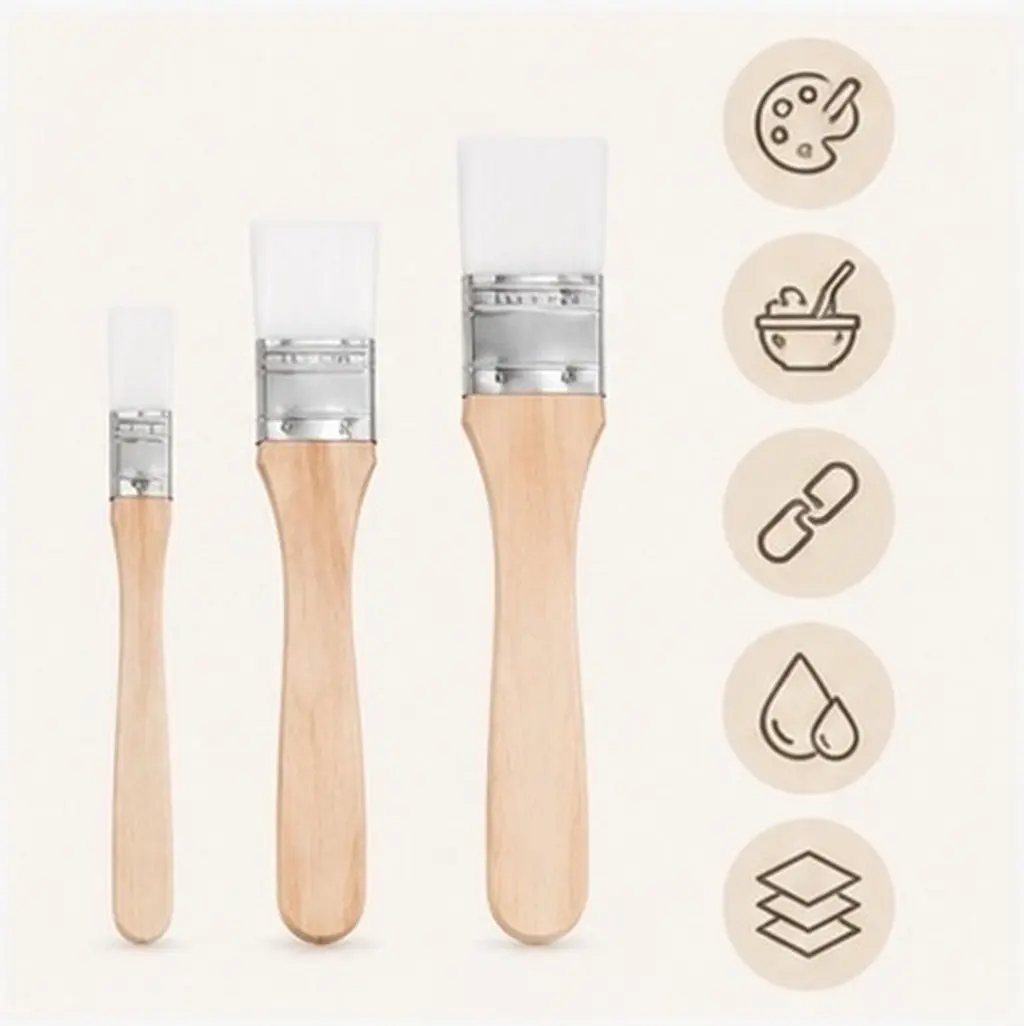 Wall Paint Brushes Painting Handle Furniture Set Halloween Christmas Detail Paint Brush Nylon Paint Brushes Detailed Paint Brush