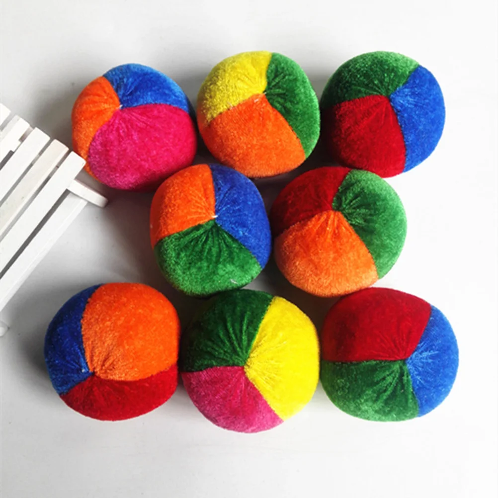 20pcs Fabrics Juggling Balls Set Funny Indoor Outdoor Playing Toy for Kids Children (Random Color) kids juggling beanbags