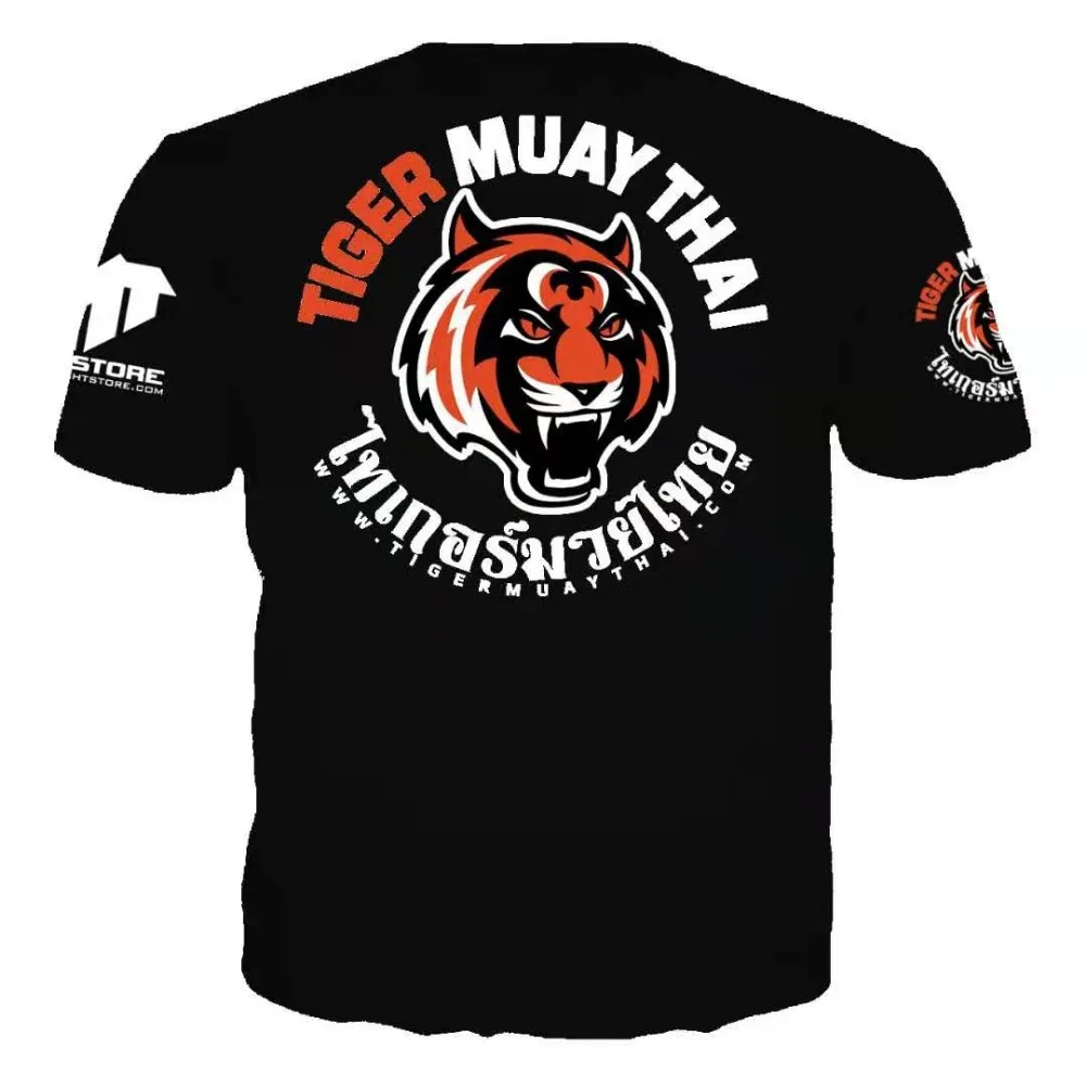 Sports Tights Short Sleeve Muay Thai Fighting Running Speed Dry Fitness Free Fight Training Uniform Fight UFC Boxing T-shirt