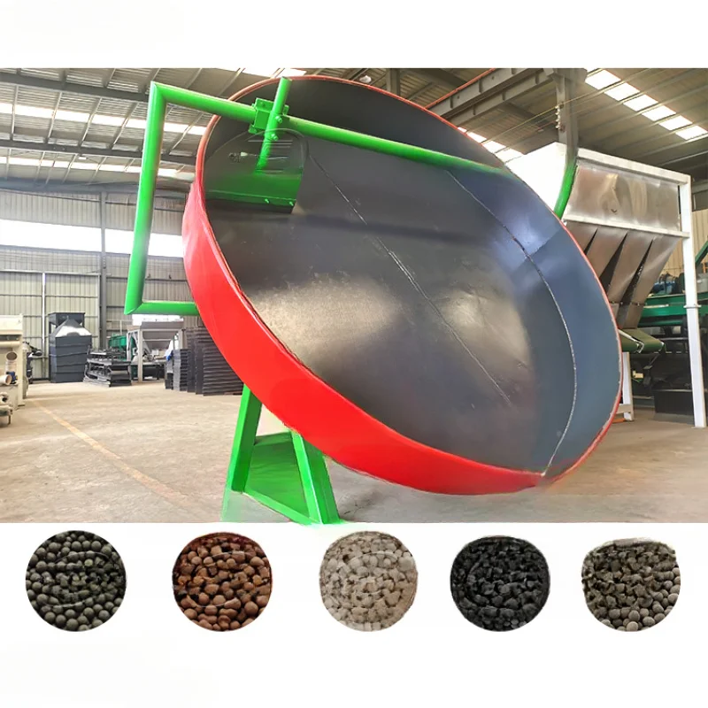 , Cow And Chicken Manure , Earthworm Compost Organic Fertilizer Granulator