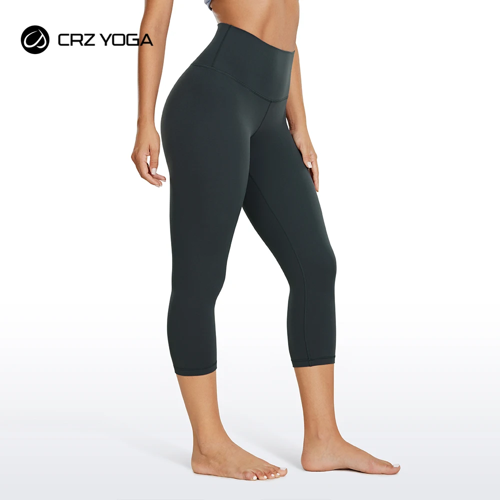 CRZ YOGA Butterluxe High Waisted Capris Workout Leggings for Women 21'' - Lounge Leggings Buttery Soft Yoga Pants