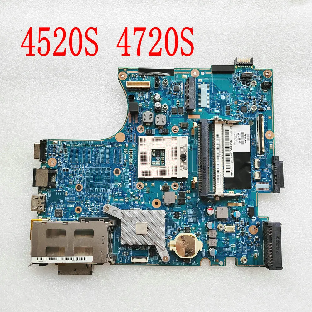 

598667-001 For Hp ProBook 4720s Notebook 4520s Motherboard 48.4GK06.011 598667-501 598667-601