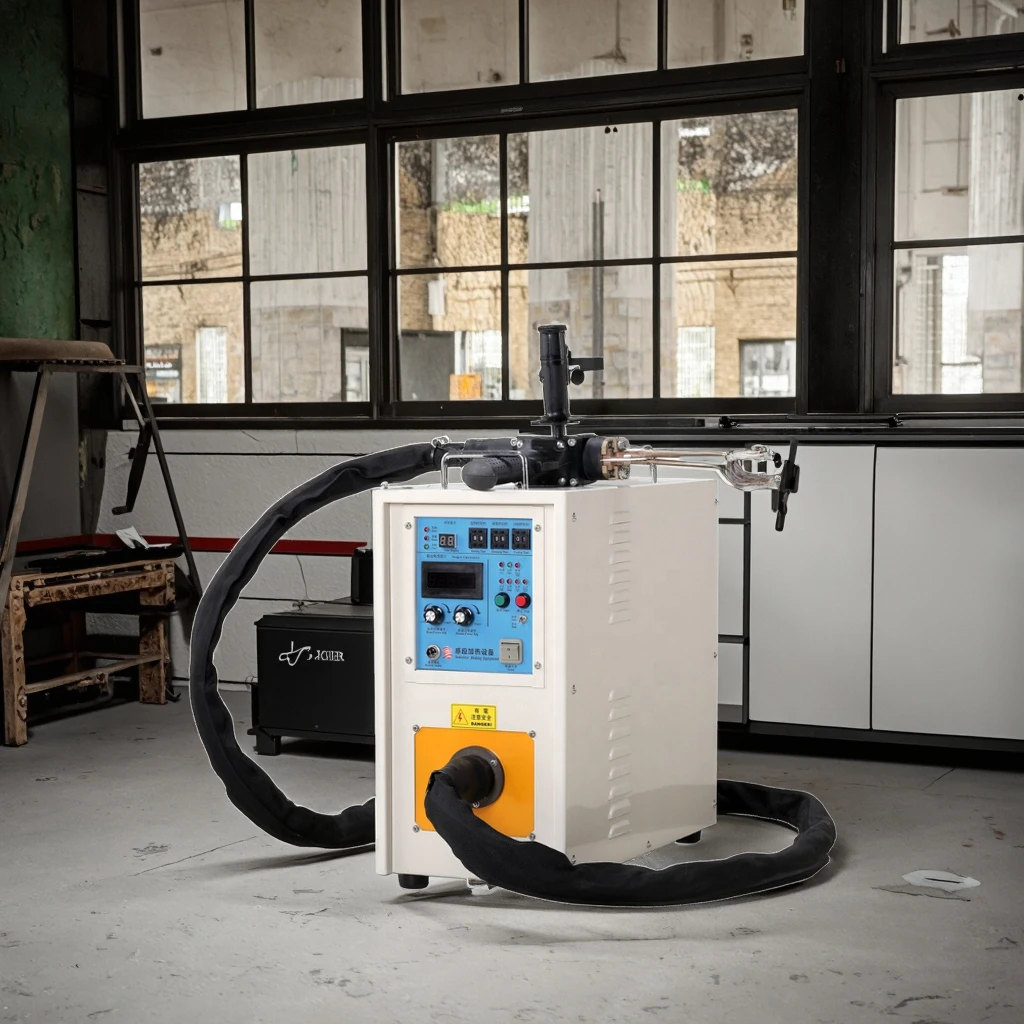 Portable High Frequency Induction Heating Machine Handheld PLC-Bearing For Air Conditioner Brazing Metal Metallurgy Machinery