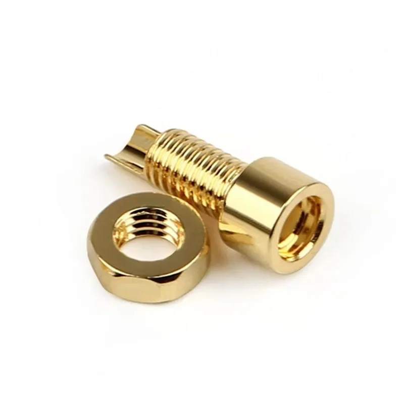 

10pcs Headphone MMCX Connector Earphone PCB Mount Pin Female For Soldering IE800 Long Type Beryllium Copper Consumer Electronics