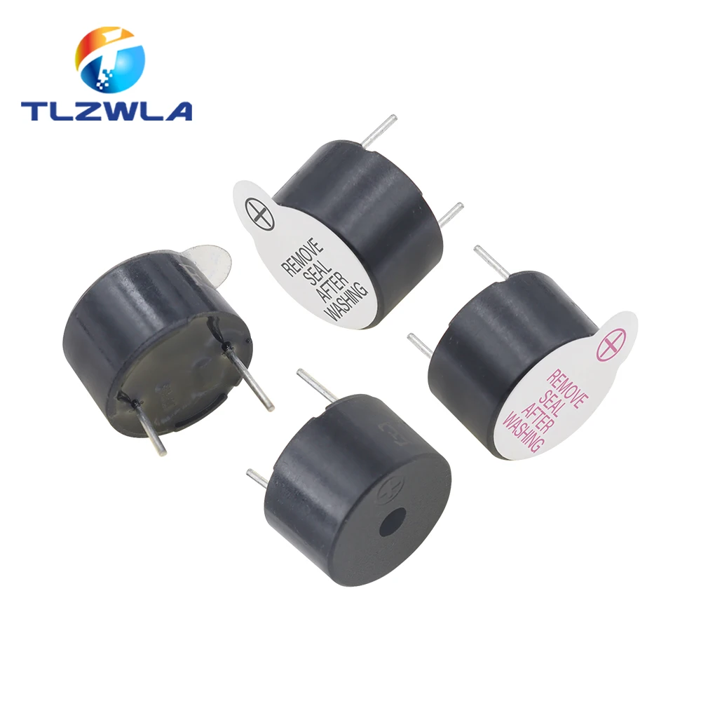 10PCS Active Buzzer 12*7.5mm 3V 5V 12V 12075 Integrated DC Long Sound Electromagnetic High Temperature Resistance