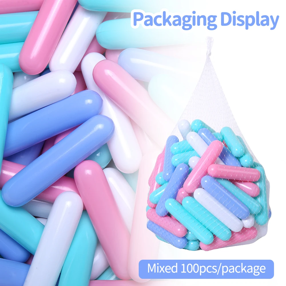 12,5 CM 100 Uds bolas de plástico coloridas y suaves bolas de océano tiras largas columnas para niños juguetes para jugar a las casitas tienda de campaña juguetes deportivos al aire libre