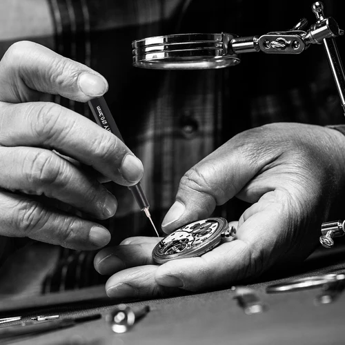 Imagen 2 del producto Nuevo reloj lubricante engrasador Metal aceite Pin pluma pieza de movimiento portátil reparación lubricante herramienta de mantenimiento accesorio para relojeros