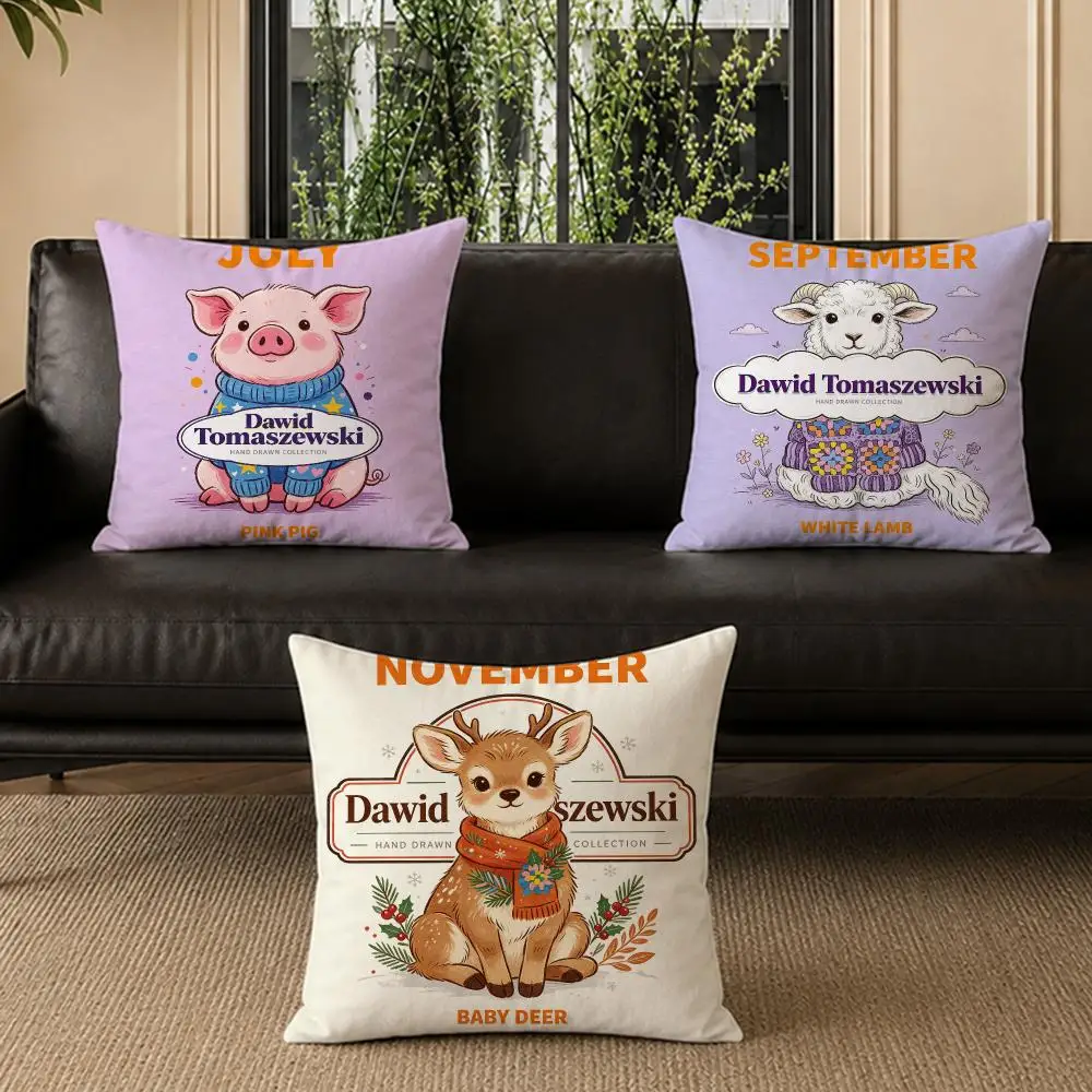fashion Dawid Tomaszewski Cushion Cover Pillow Short Plush Pillow Modern Minimalist Style for Living Room Bedroom Gift Giving