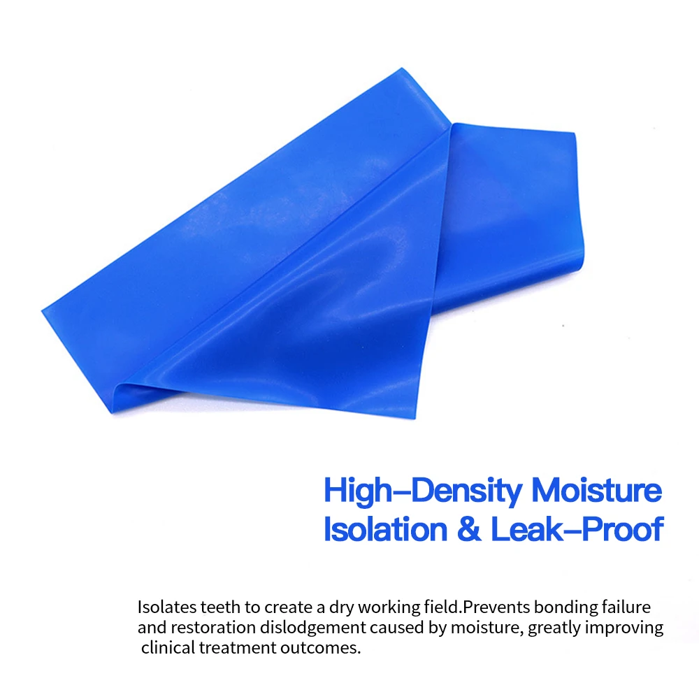 2 Boxes Dental Disposable Rubber Dam Sheet Dental Dam Pure Latex Dam for Dental Clinics