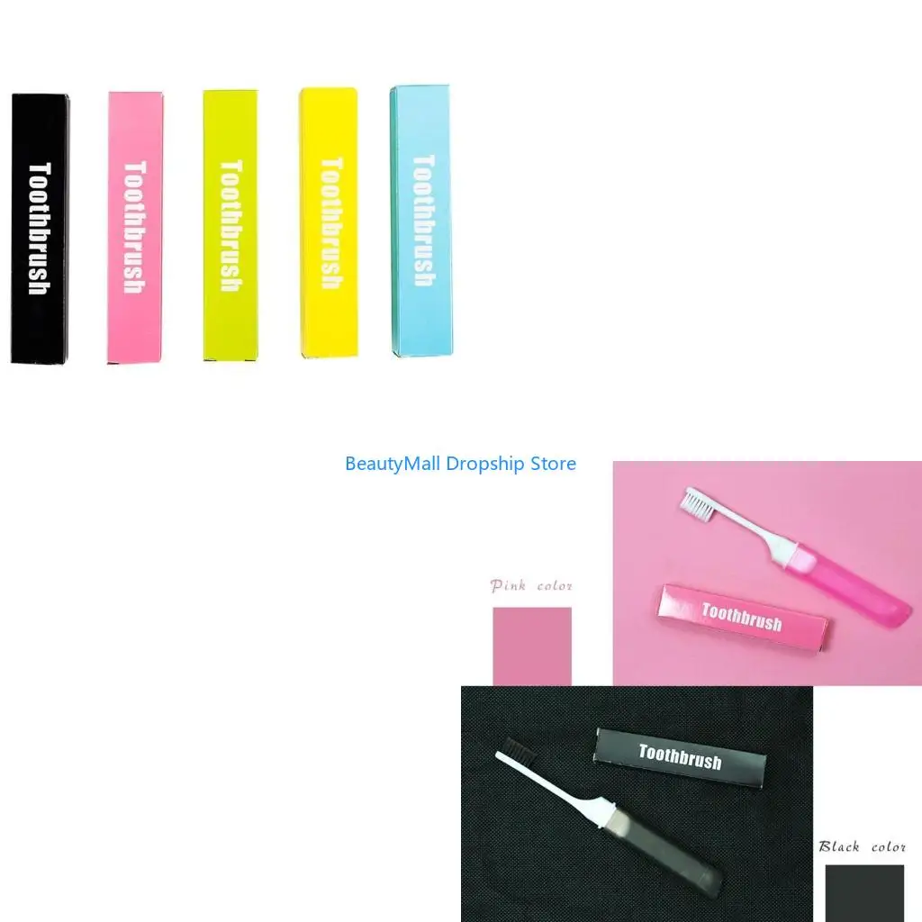 

40JD Portable Folding Toothbrush Travel Tooth Brush Set for Creative Tooth Clean Tool