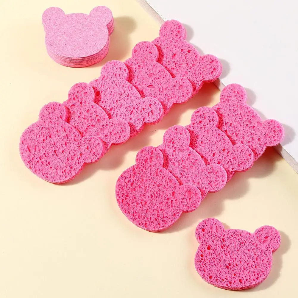 5PCS 압축 페이셜 스폰지, 클렌징 및 엑스 폴리 에이 팅 페이스 패드 용 화장품 스파 페이스 스폰지, 메이크업 스폰지 메이크업 제거