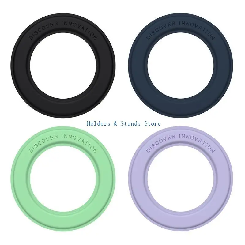 Y4UE Sticker Wireless Rings for Apple Android Phones Durable