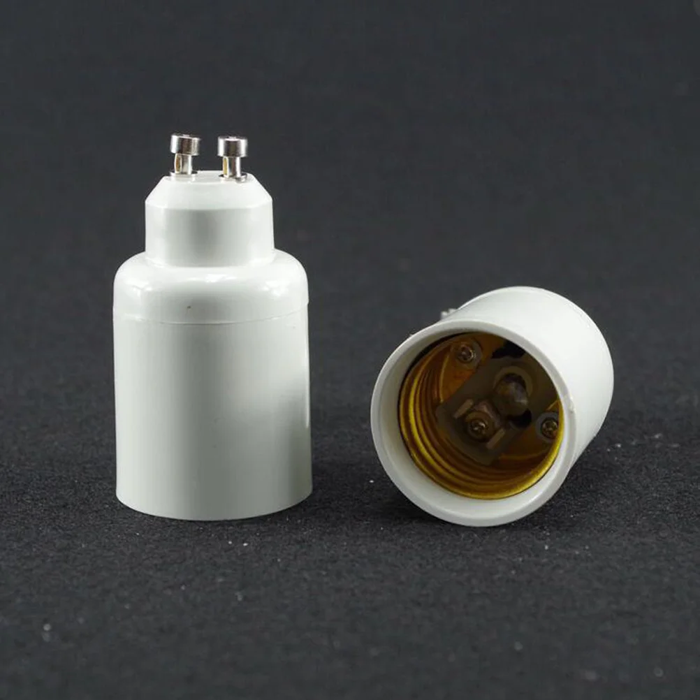 

2Pcs to E27 E26 Light Bulb Socket Adapter Pbt Flame Resistant LED Base Lamp Converter to E27/e26 Adapter