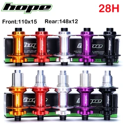 HOPE Pro 4 Hub Front 32H QR 20x110/15x100 Rear 12x142 Boost 12x148 / XD aluminum alloy forging CNC for DH AM FR ENDURO