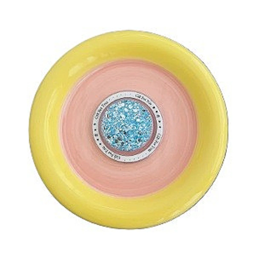 

Mobile Phone Holder Magnetic Retractable Holder Blue Sequin Round Portable Creative Back Sticker Desktop Bracket