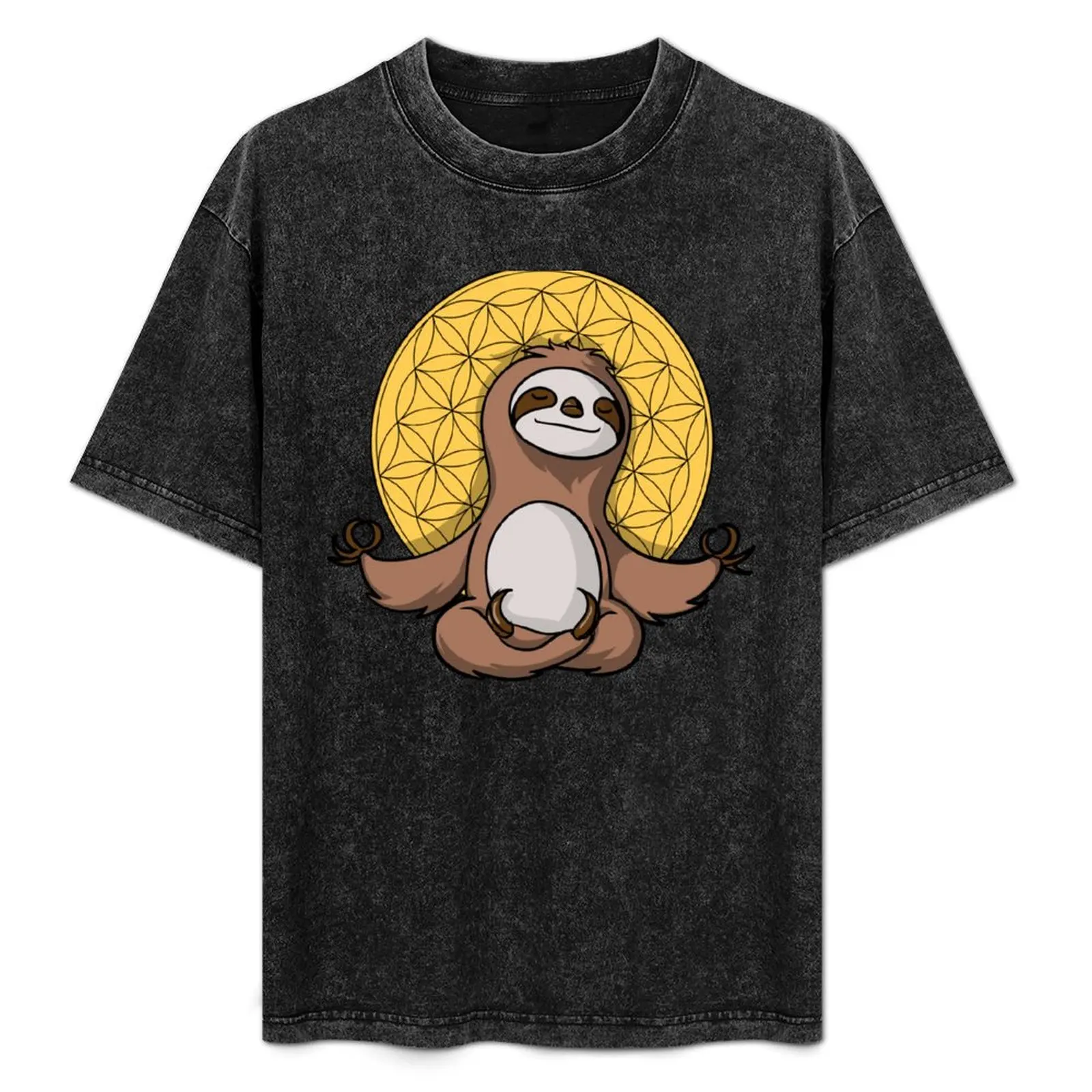 

Sloth Zen Meditation T-Shirt Sporty Casual Quick Dry T-Shirt