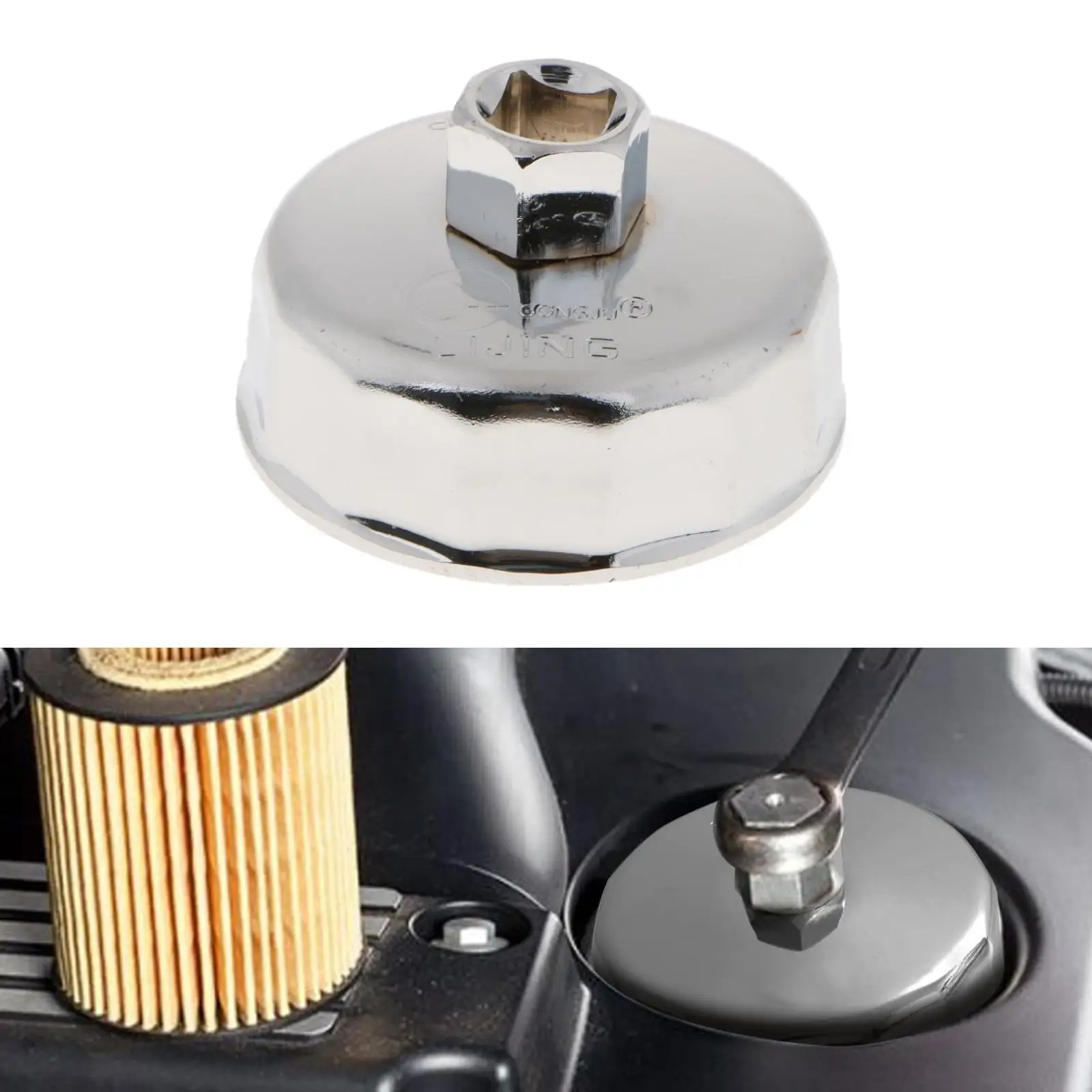 

Wrench Cap Housing Tool Remover 66mm 14 Flutes Style System, Compatible / / /