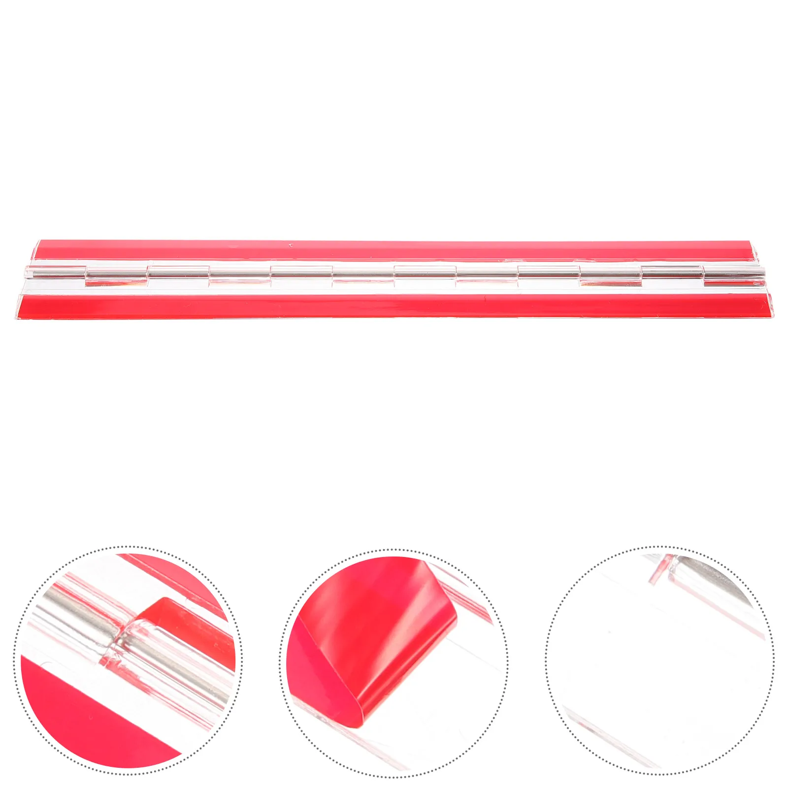 

1pcs Self Adhesive Acrylic Mini Folding Piano For Jewelry Boxes Wooden Cases Diy Crafts Clear Long Hinges Decorative Box