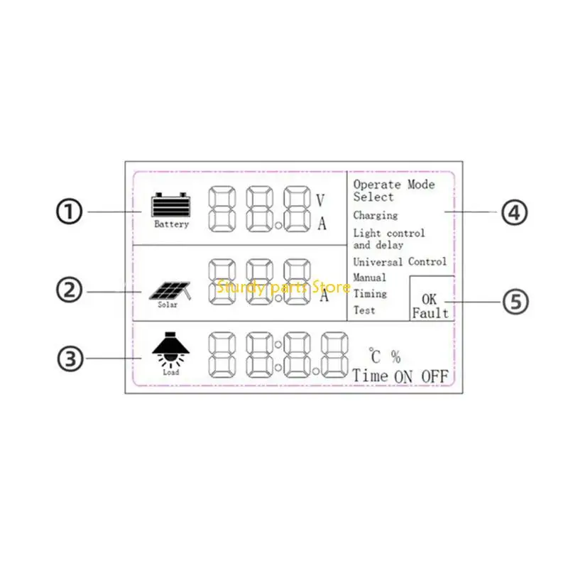 

97QC 100/80/150/200A MPPT Solar Controller With LCD Display Efficient Charging