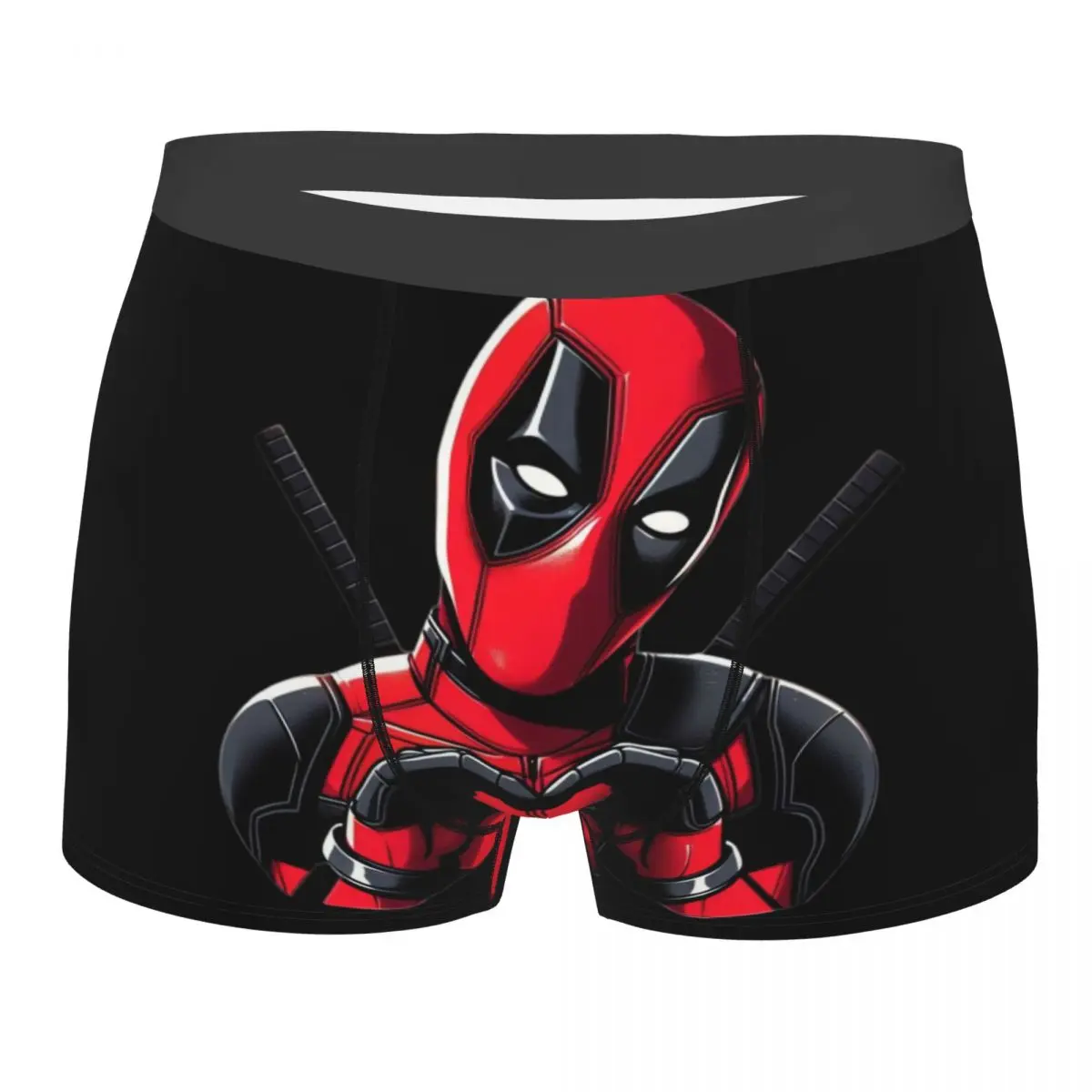 

Male Sexy Superhero Deadpool Underwear Boxer Briefs Men Breathbale Shorts Underpants