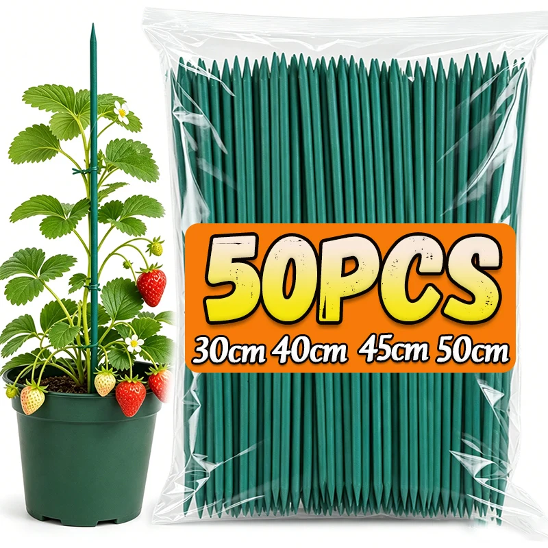 Plant Support Sticks Canes Bamboo Plants Support Stakes Plants Tomato Sticks Supports Flower Sticks Climbing Plant Garden Sticks