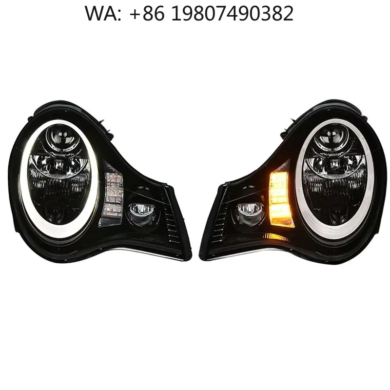 High Bright Full LED Headlight, 12V Waterproof Design, Retrofit Auto Front Lighting Upgrade Parts 1998-2004