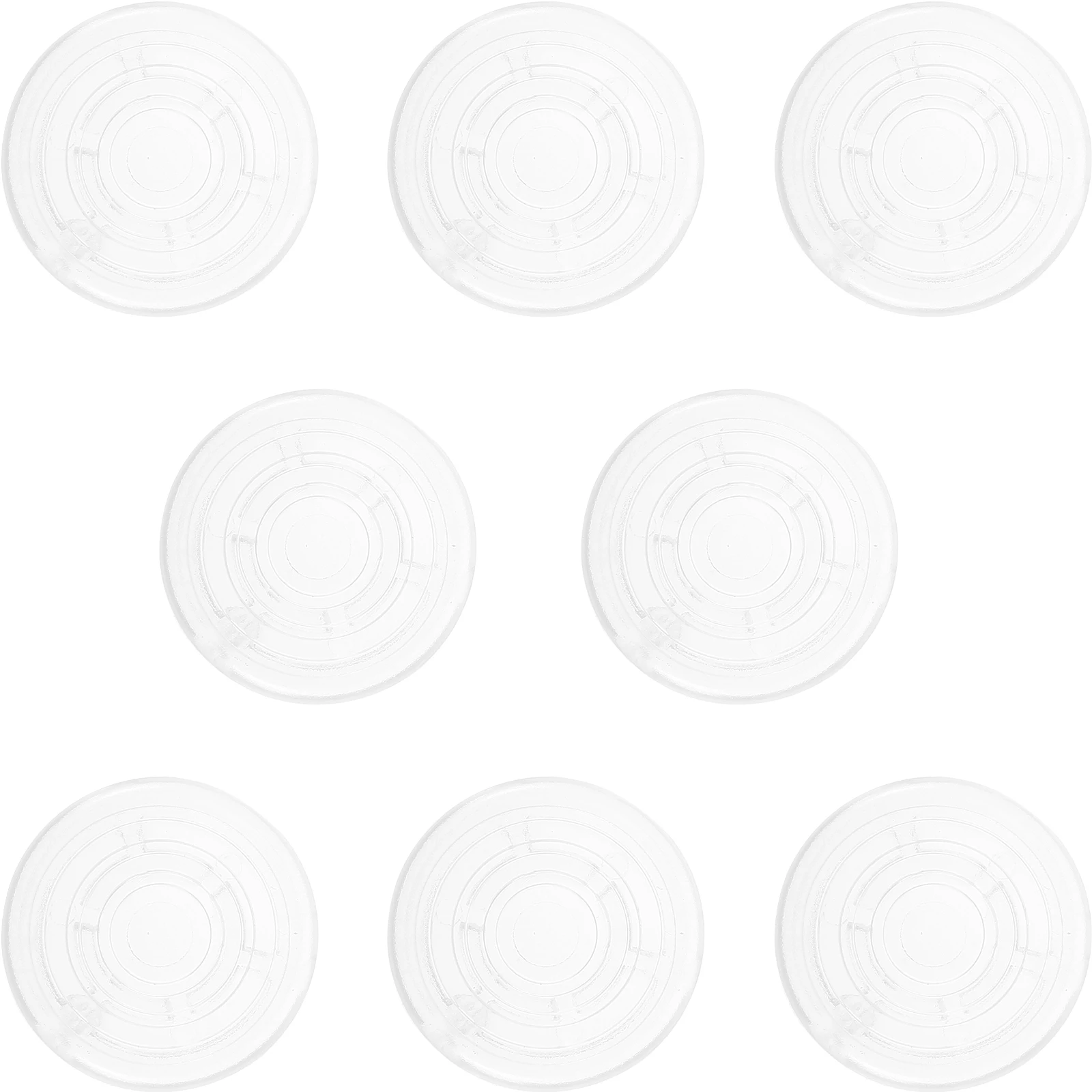 

8 Pcs Stepping on The Nail Cap Guitar Pedal Caps Footswitch Topper Transparent Effect