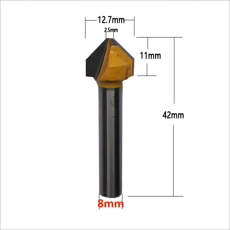 

Экспорт 6 мм 8 мм 6,35 мм ручка с плоской головкой 90 градусов V-образный нож 6*1/2*2,5 мм внешний диаметр 12,7 мм желтый