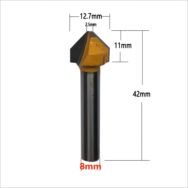 Imagem -06 - Haste Principal Lisa Amarela Diâmetro Exterior 12.7 mm 19.1 mm 108 135v mm mm 6.35 mm 90 Graus