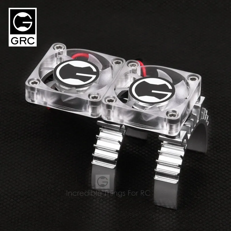 GRC TRX4 motor thermal induction radiator model climbing car transparent heat dissipation dual fan # GAX0059/B