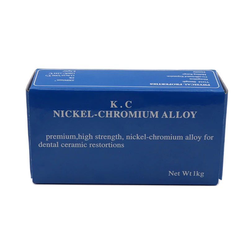 High Quality 1 kg/box Nickel Chrome Alloy With Beryllium Dental Material For Porcelain Teeth