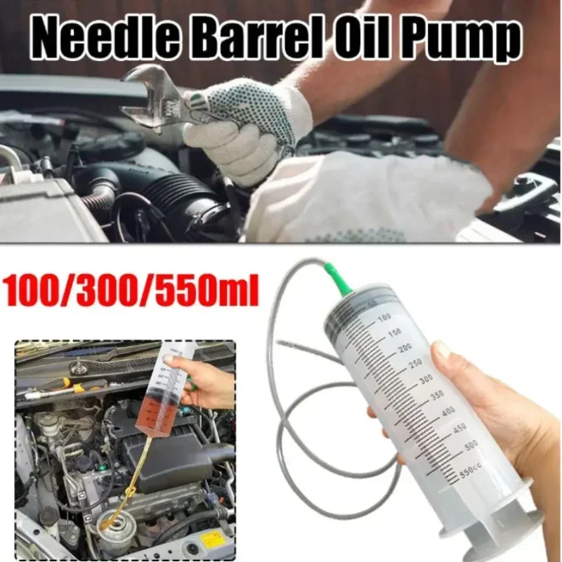 

100/300/550 мл шприцы большой емкости масляный насос со шлангом 1 м измерительный насос для кормления домашних животных гидропоника питательный большой шприц