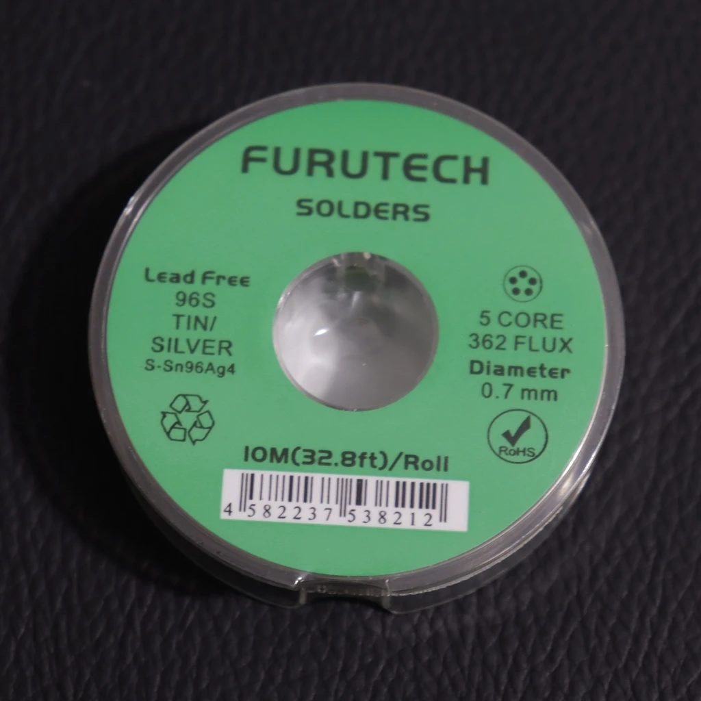 Genuine furutech with silver solder S-070 top silver audio solder wire 96% Sn+4% Ag 0.7mm diameter HiFi low melting point solder