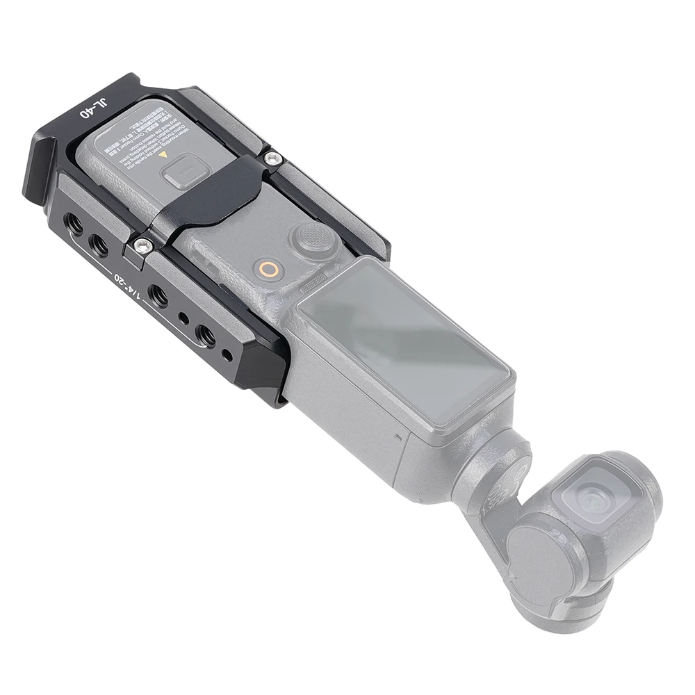 FOTGA Käfig für Pocket 3/4/4P Erweiterungsadapter Zubehör für DJI Osmo Pocket 3 Aluminium-Schutzkäfig Metallhalterungsadapter – Detail 34