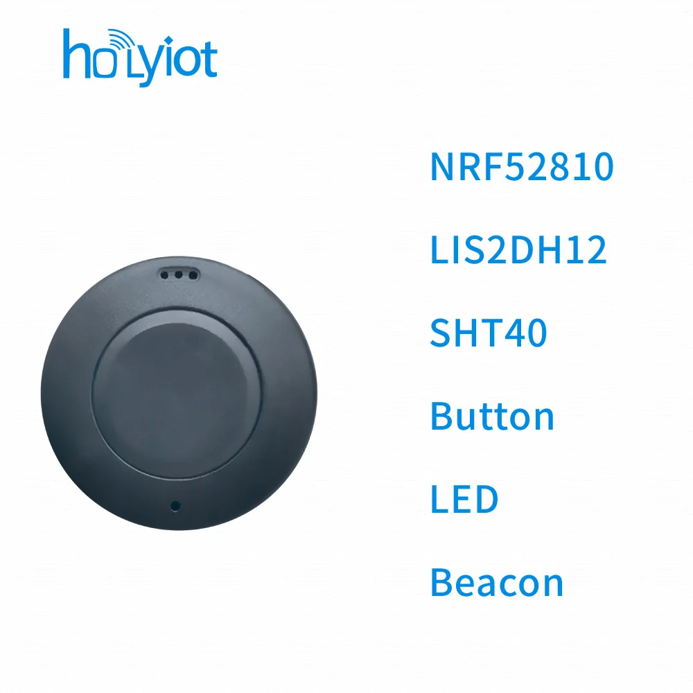 nRF52810 Eddystone beacon tag Accelerometer LIS2DH12 SHT40 Temperature Humidity Bluetooth 5.0 Low Power Module ble iBeacon