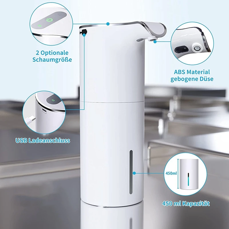 Automatischer Desinfektion spender 450 ml Desinfektion spender, automatische Induktion, berührungs loses Sprüh volumen